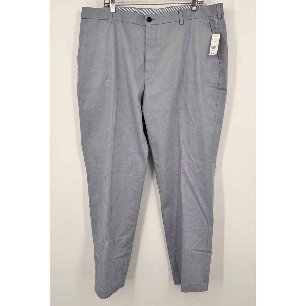 Brooks Brothers Clark Fit Chinos Mens 42x32 Light Blue Supima Cotton Stretch NEW